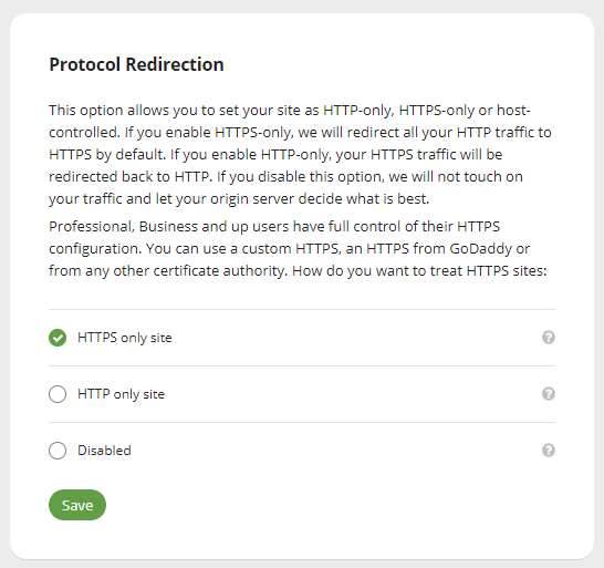 Sucuri – Redirect